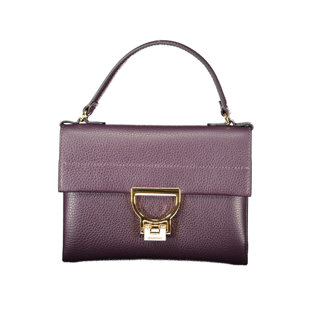 Coccinelle Paarse Leren Dames Handtas