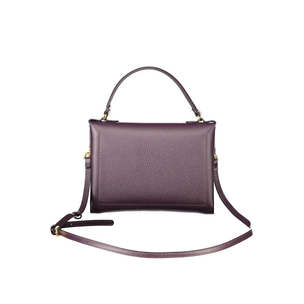 Coccinelle Paarse Leren Dames Handtas