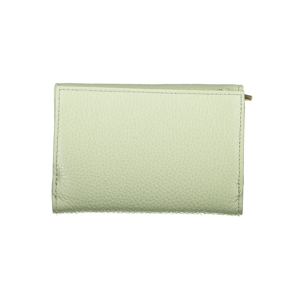 Coccinelle Groene Leren Dames Portemonnee