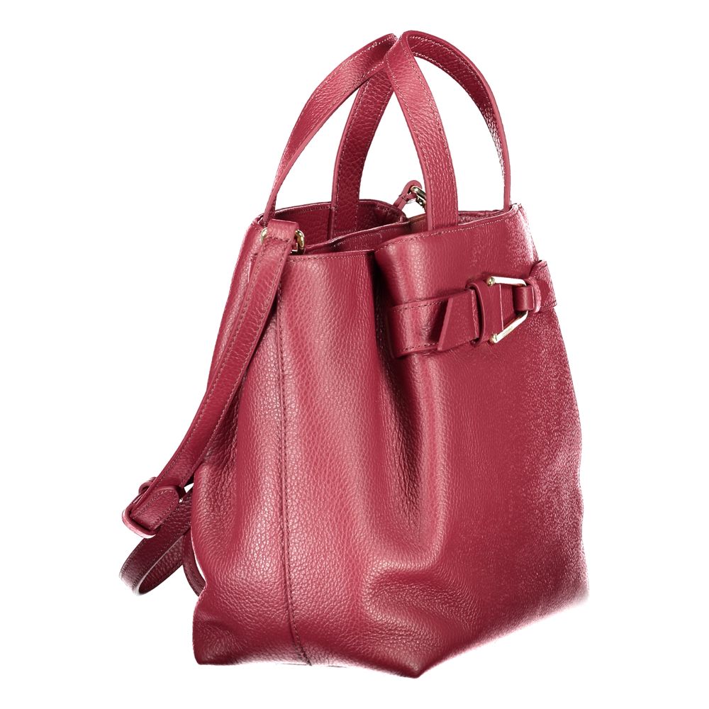 Coccinelle Paarse Leren Dames Handtas