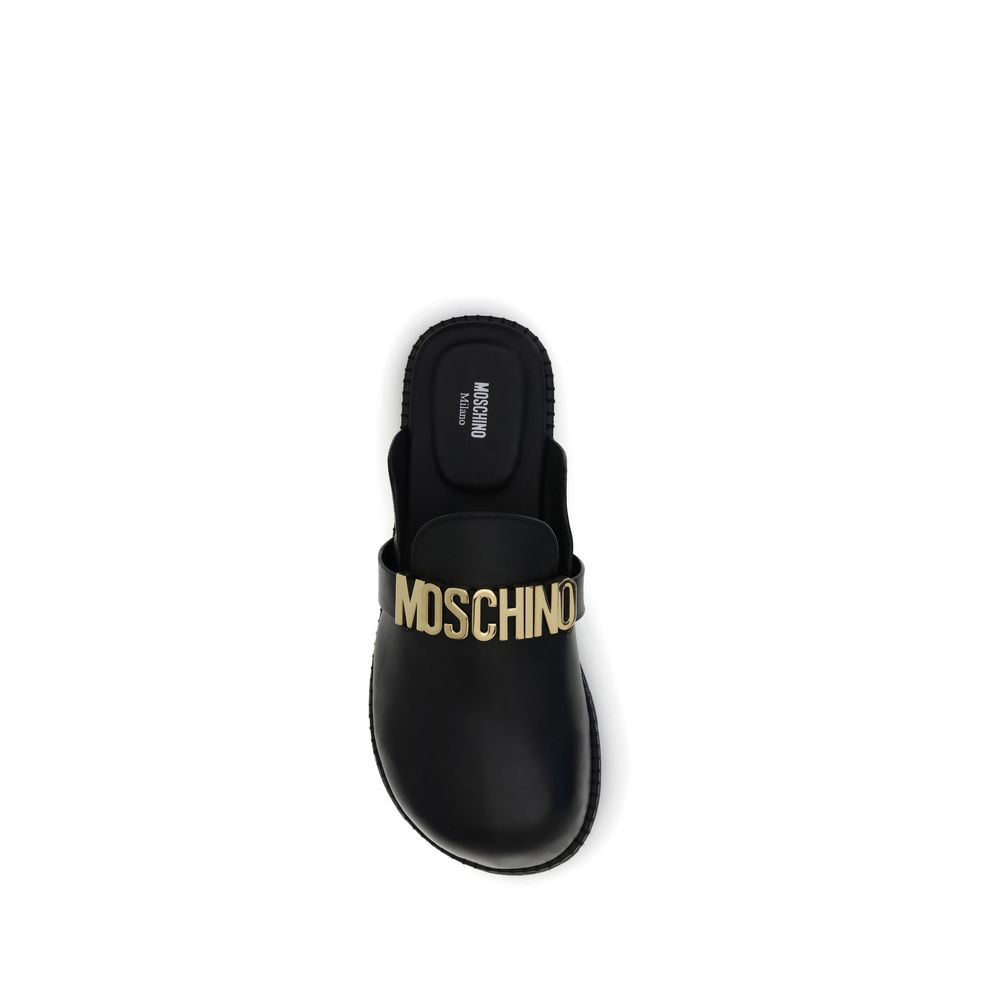 Moschino Logo Slippers