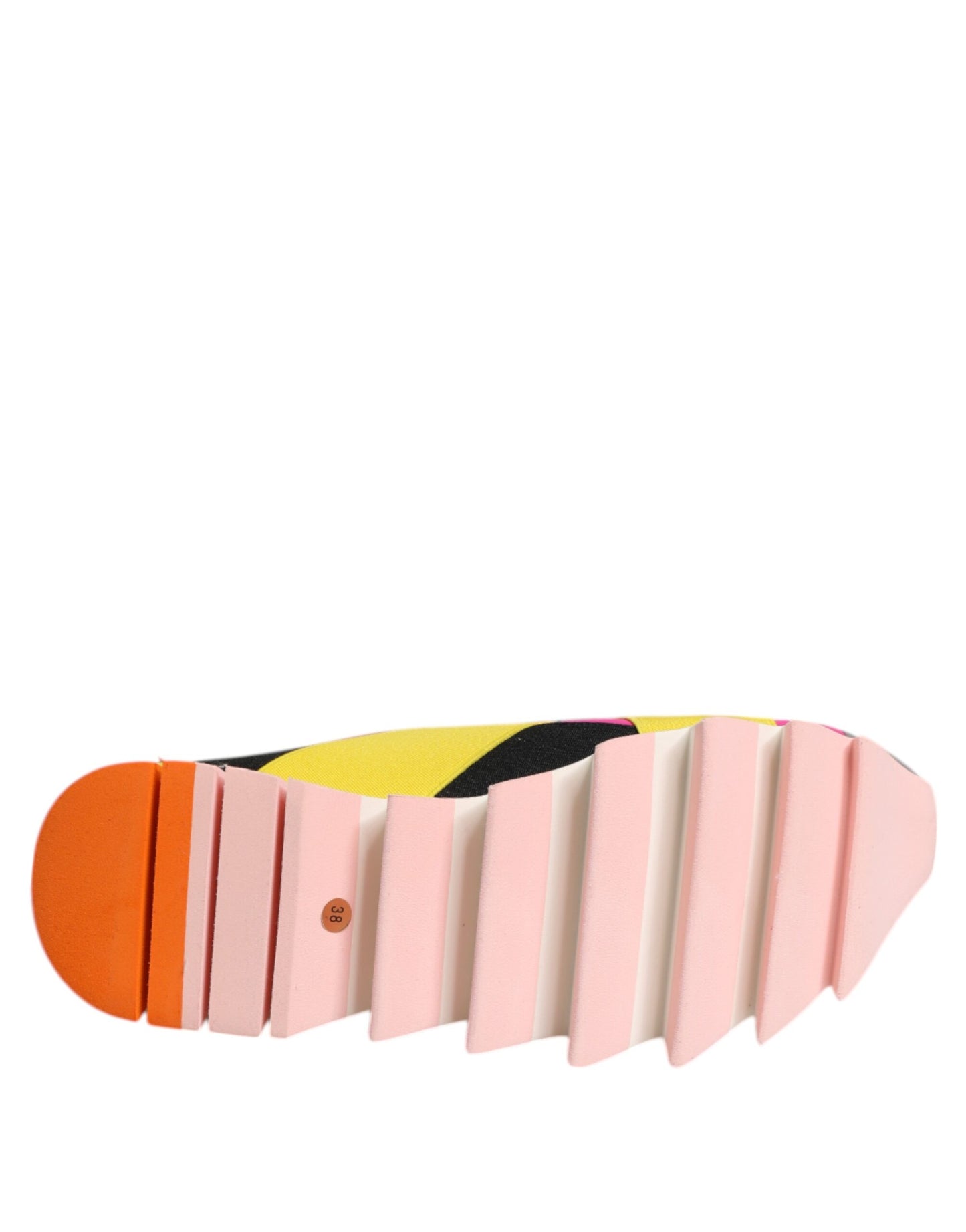 Dolce & Gabbana Multicolor Neoprene Elastic Ibiza Sneakers Shoes