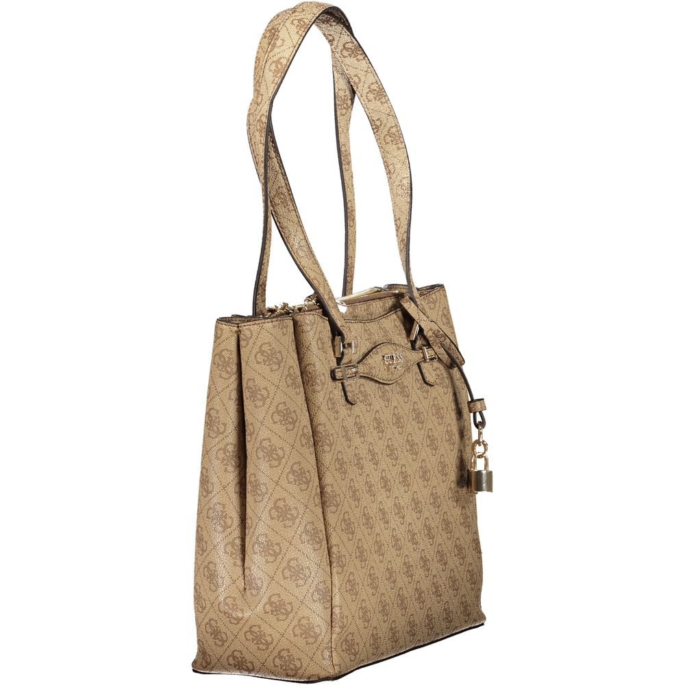Guess Jeans Beige Polyethyleen Dames Handtas