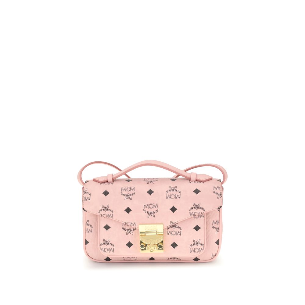 Sac à main MCM en simili cuir imprimé