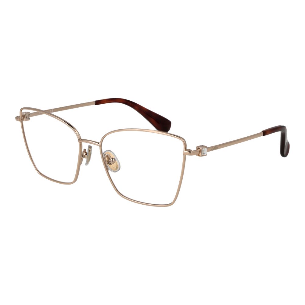 Monture de lunettes pour femme Max Mara, or rose