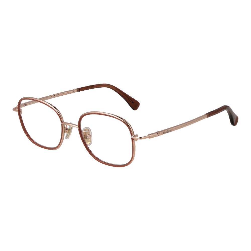 Monture de lunettes pour femme Max Mara, or rose