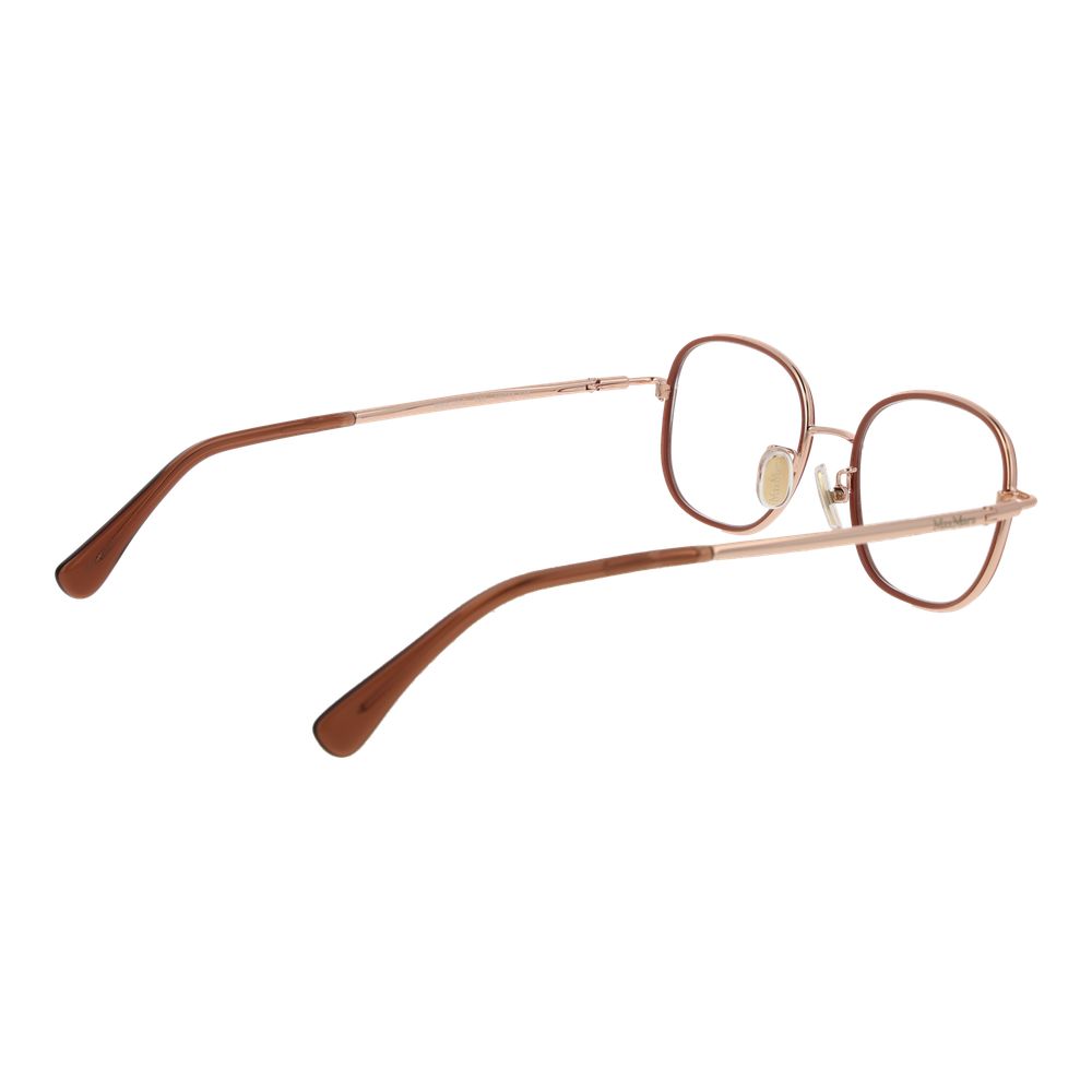 Monture de lunettes pour femme Max Mara, or rose