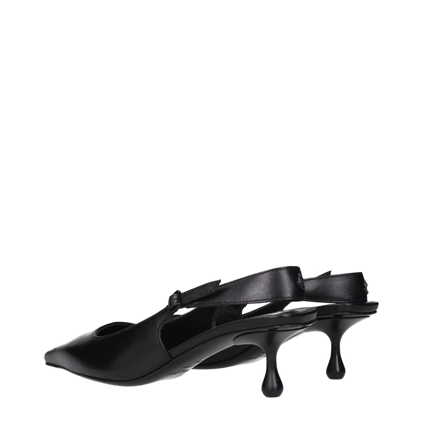 Sandales plates en cuir noir de Jimmy Choo