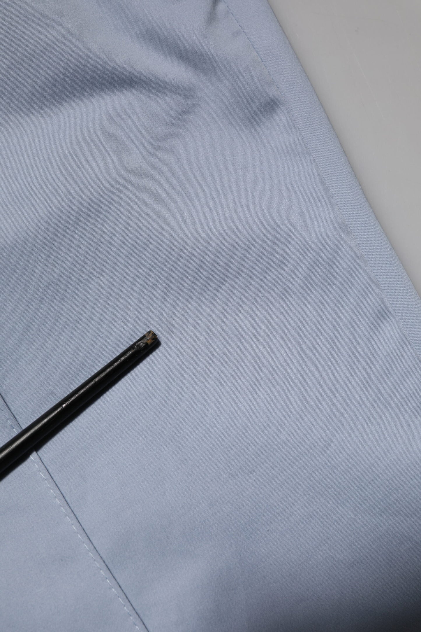 Dolce & Gabbana Light Blue Cotton Drawstring Elastic Waist Men Pants