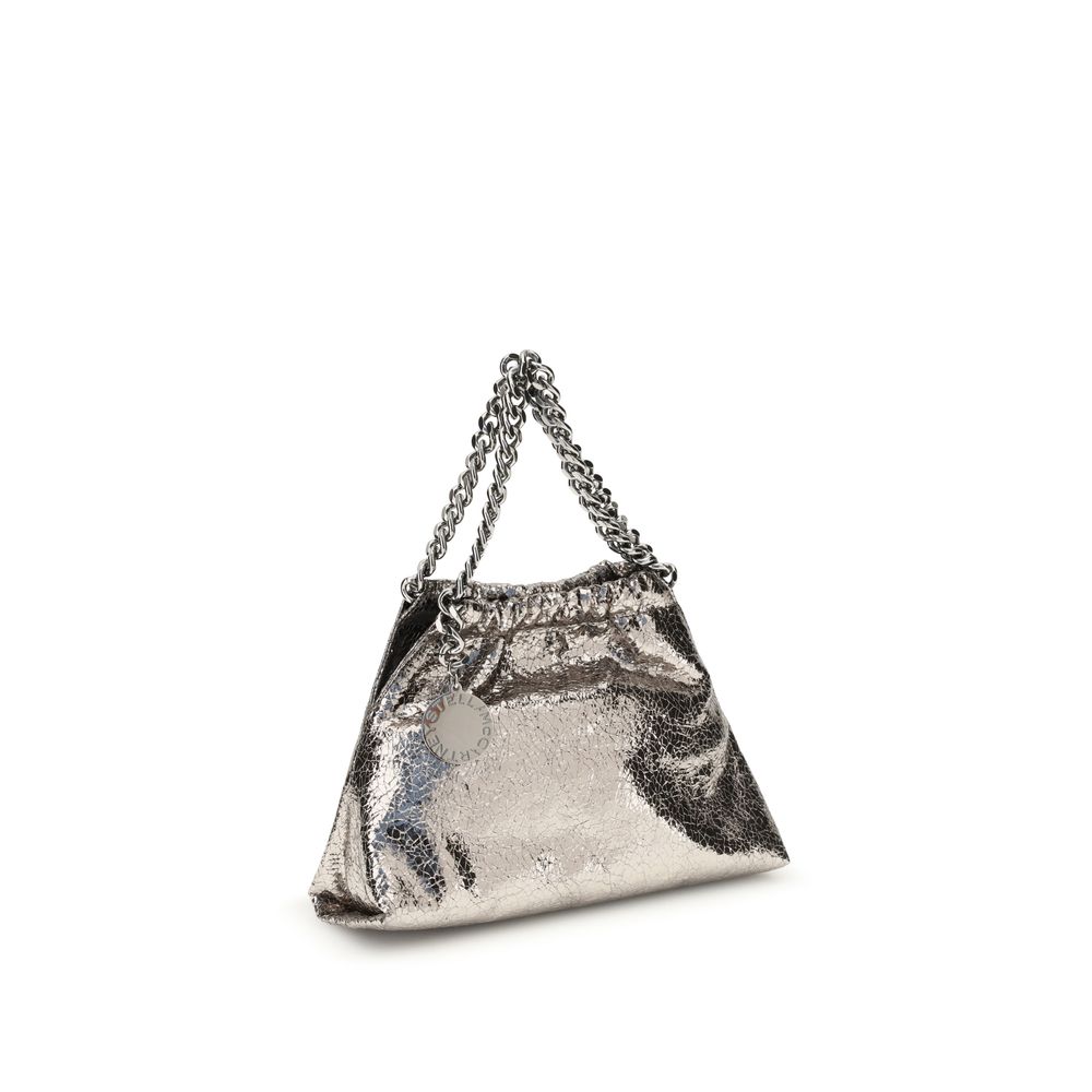 Stella McCartney Falabella schoudertas met metallic craquelé-effect