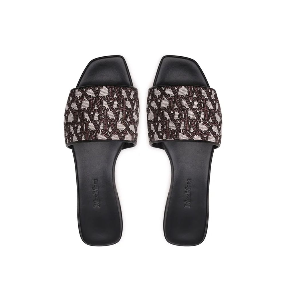 Max Mara Fridac-slides met logo