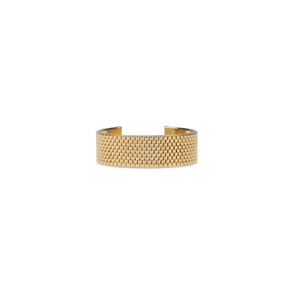 Jil Sander Bracelet en maille fine texturée