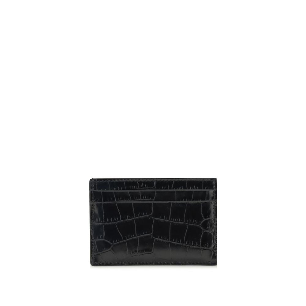 Porte-cartes Tom Ford à imprimé croco