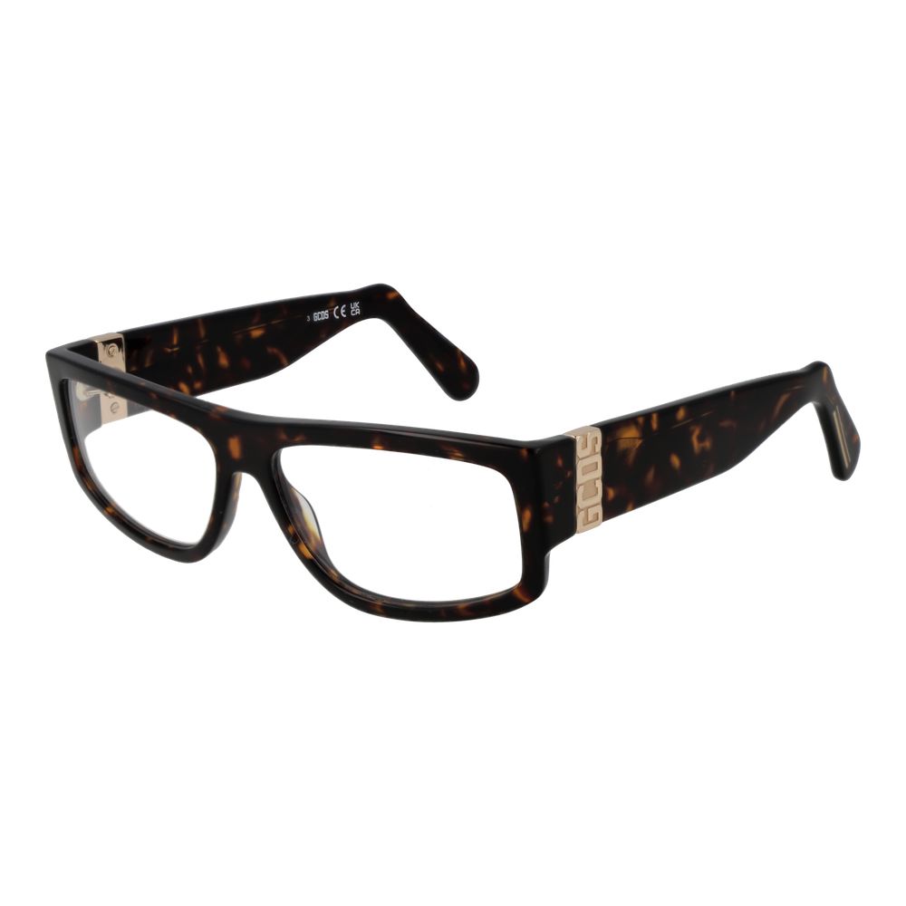 Monture de lunettes GCDS marron unisexe