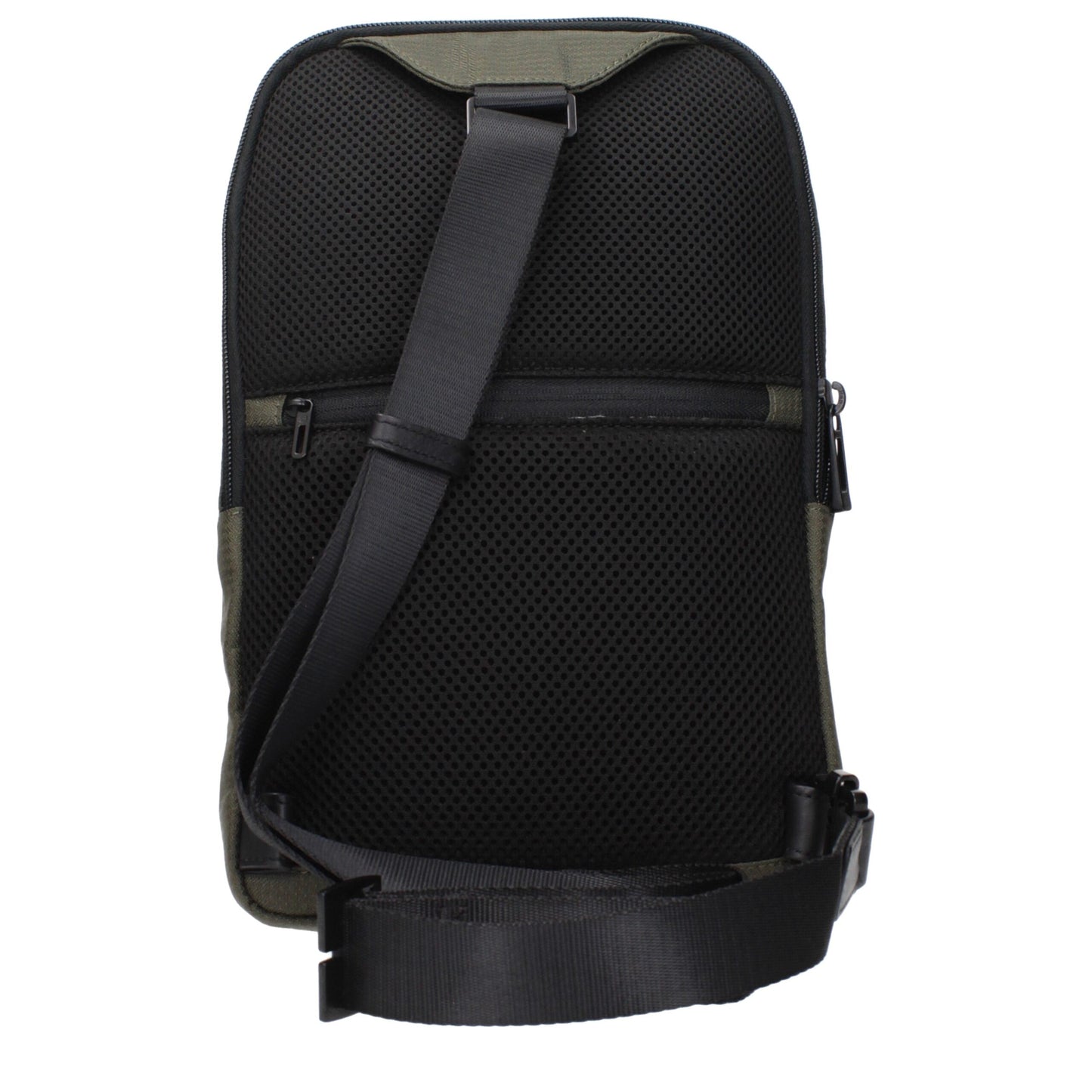 Piquadro Green Fabric Crossbody Bags