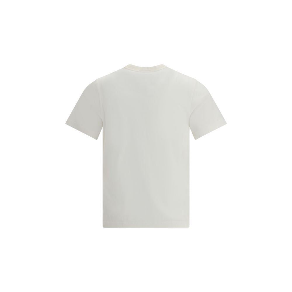 T-shirt avec logo brodé de Courrèges