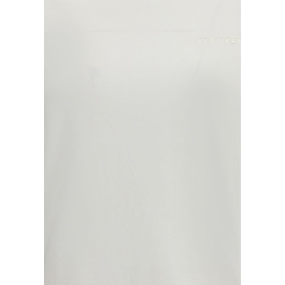 T-shirt avec logo brodé de Courrèges