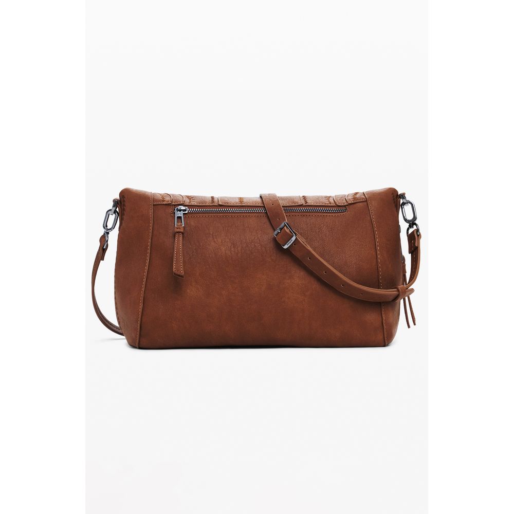 Sac à main pour femme en polyéthylène brun Desigual