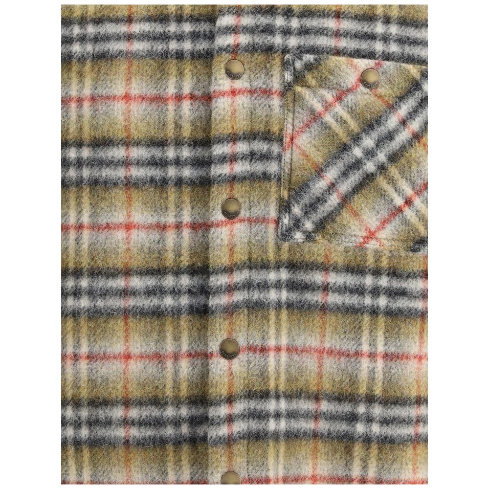 Burberry Check wollen jas