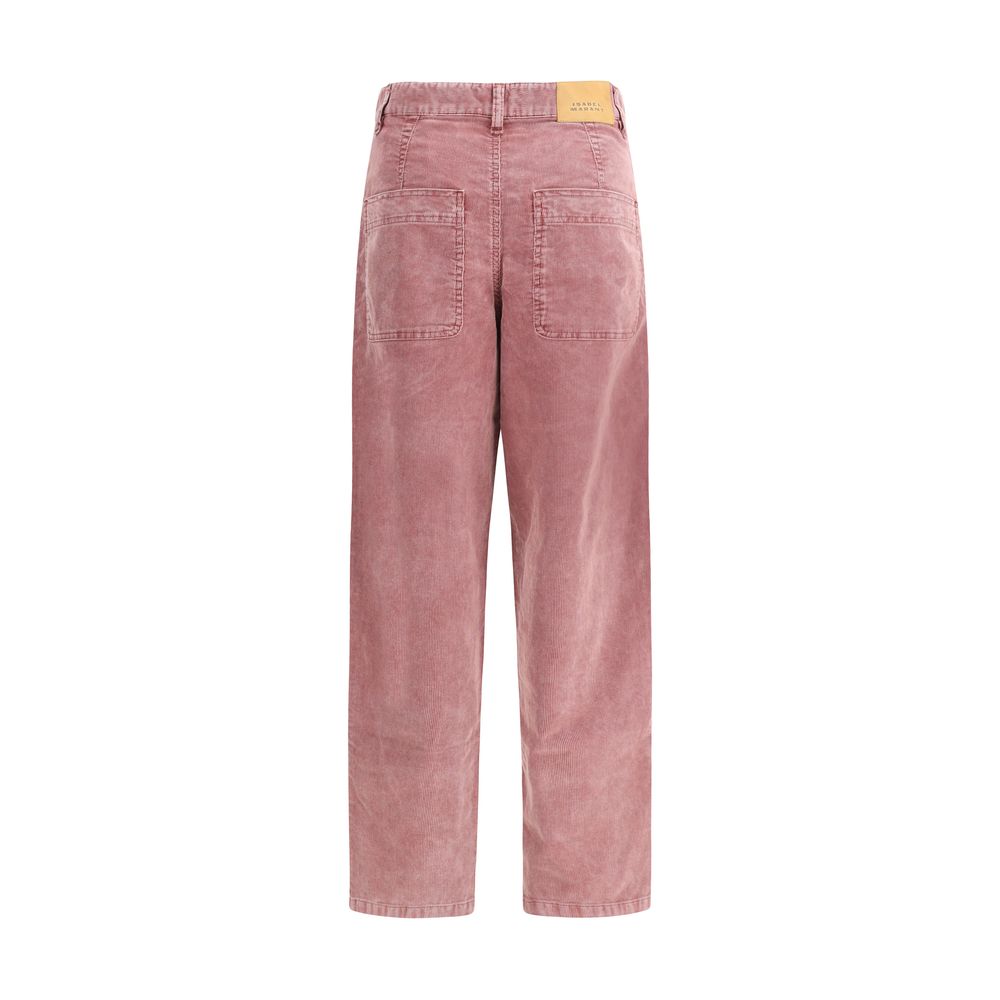 Pantalon en velours côtelé Marant Etoile