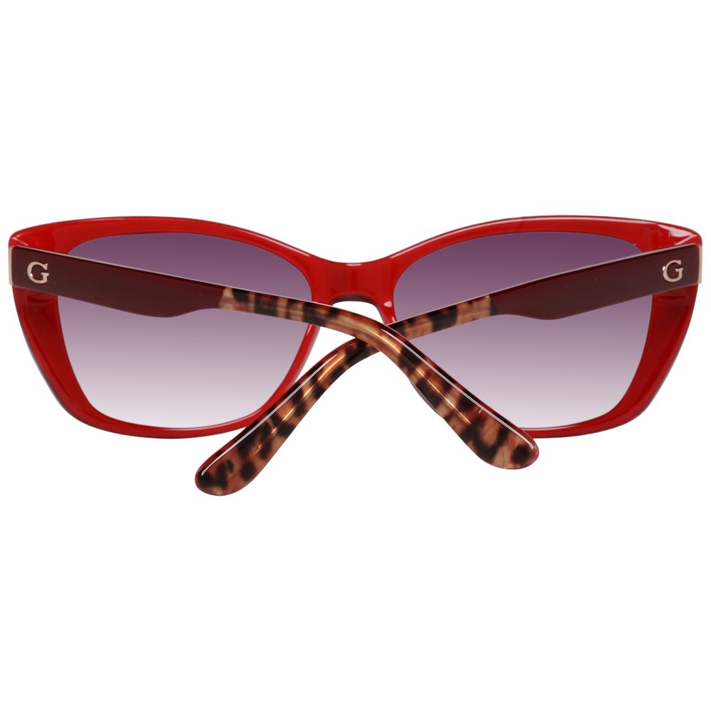 Lunettes de soleil Guess pour femme, couleur bordeaux