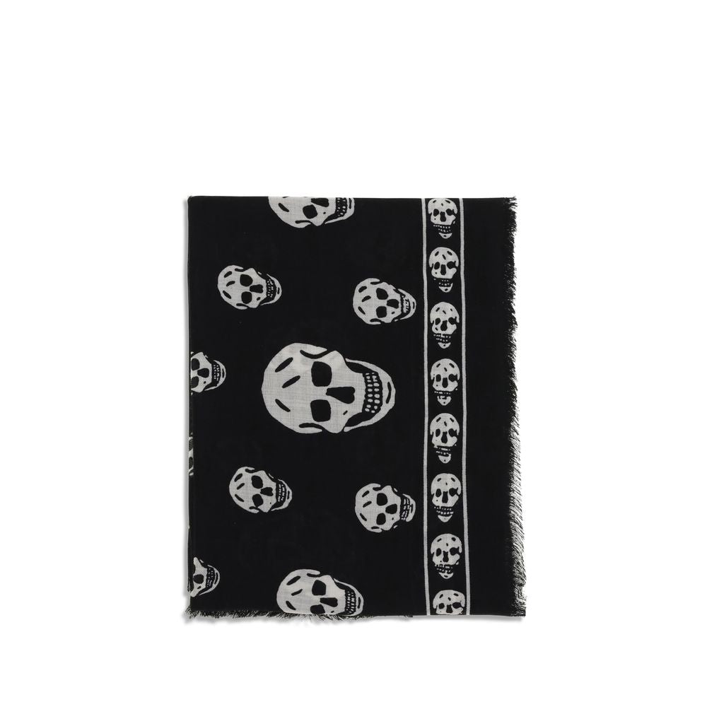 Alexander McQueen Foulard à motifs de crânes