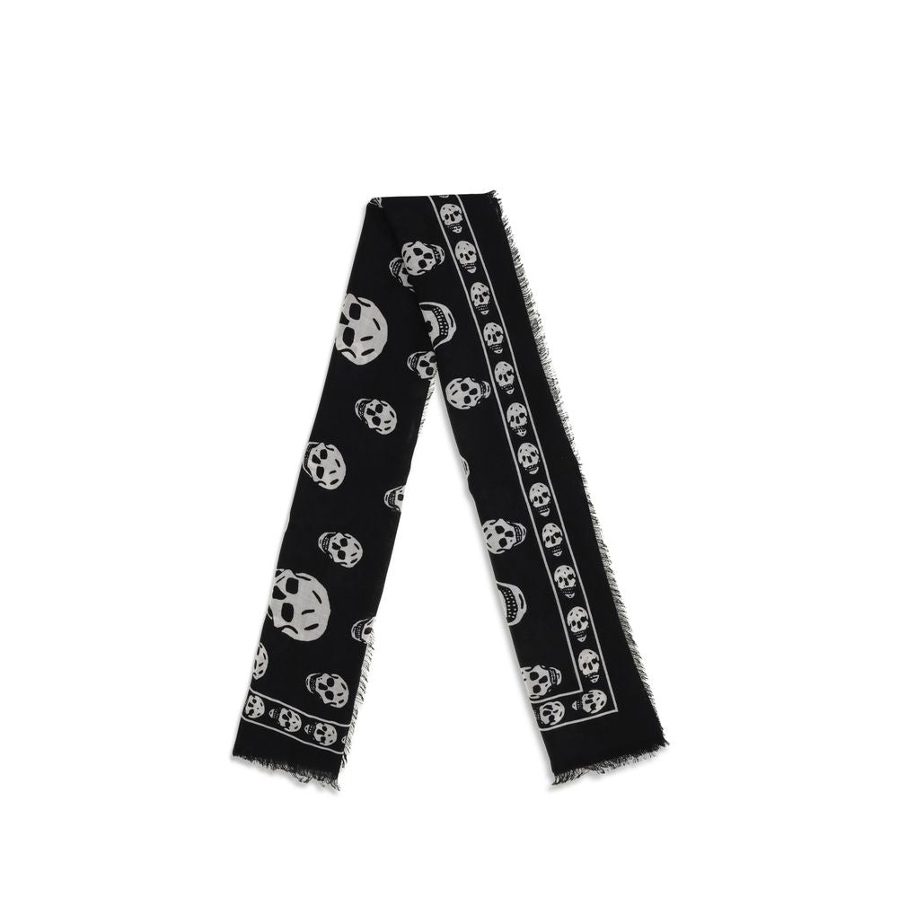 Alexander McQueen Foulard à motifs de crânes