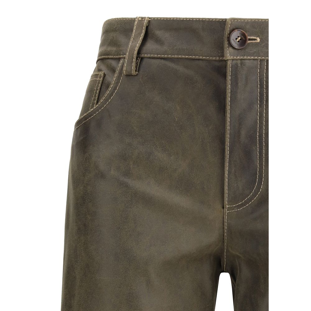 Etro leren broek