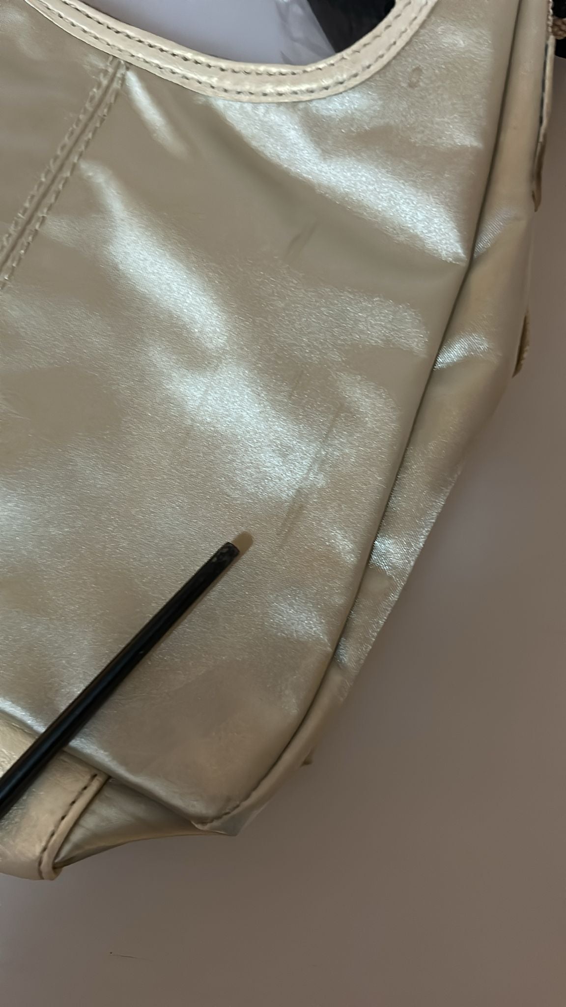 Sac à main en tissu blanc WAYFARER à bandoulière