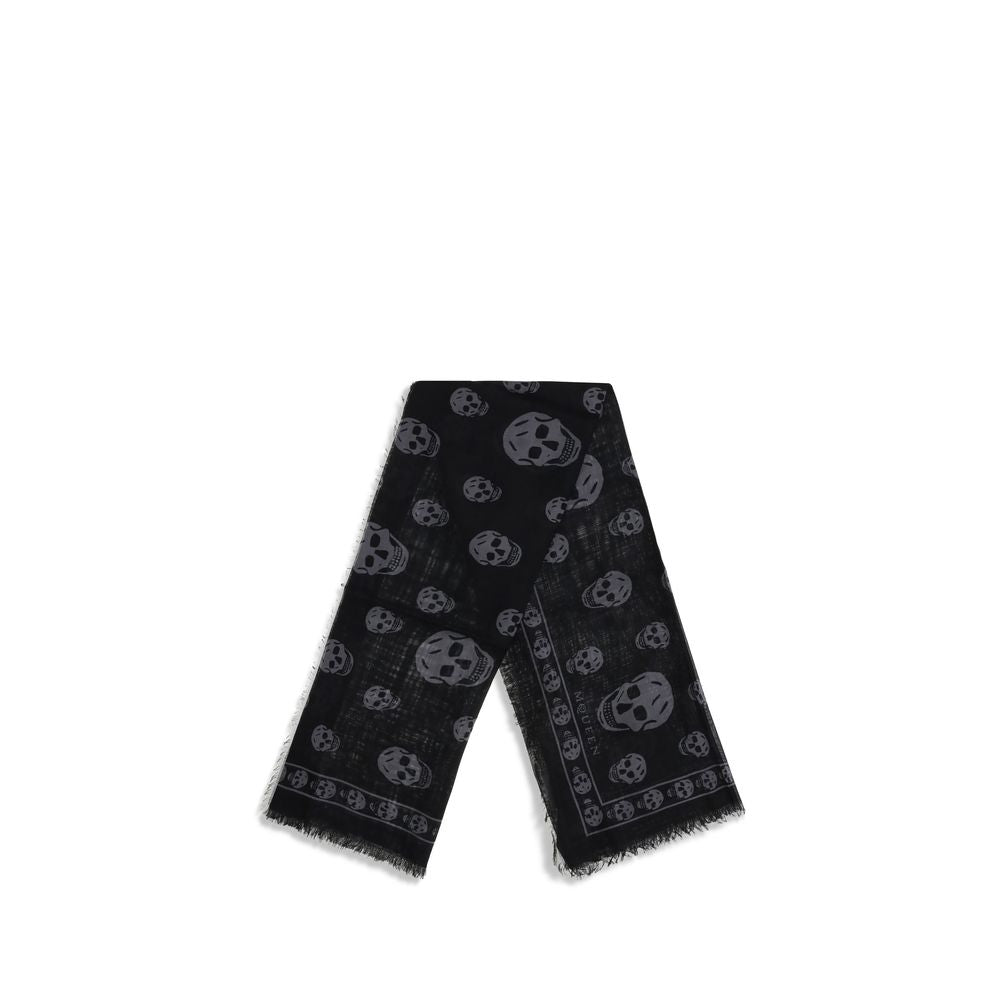 Écharpe à tête de mort Alexander McQueen