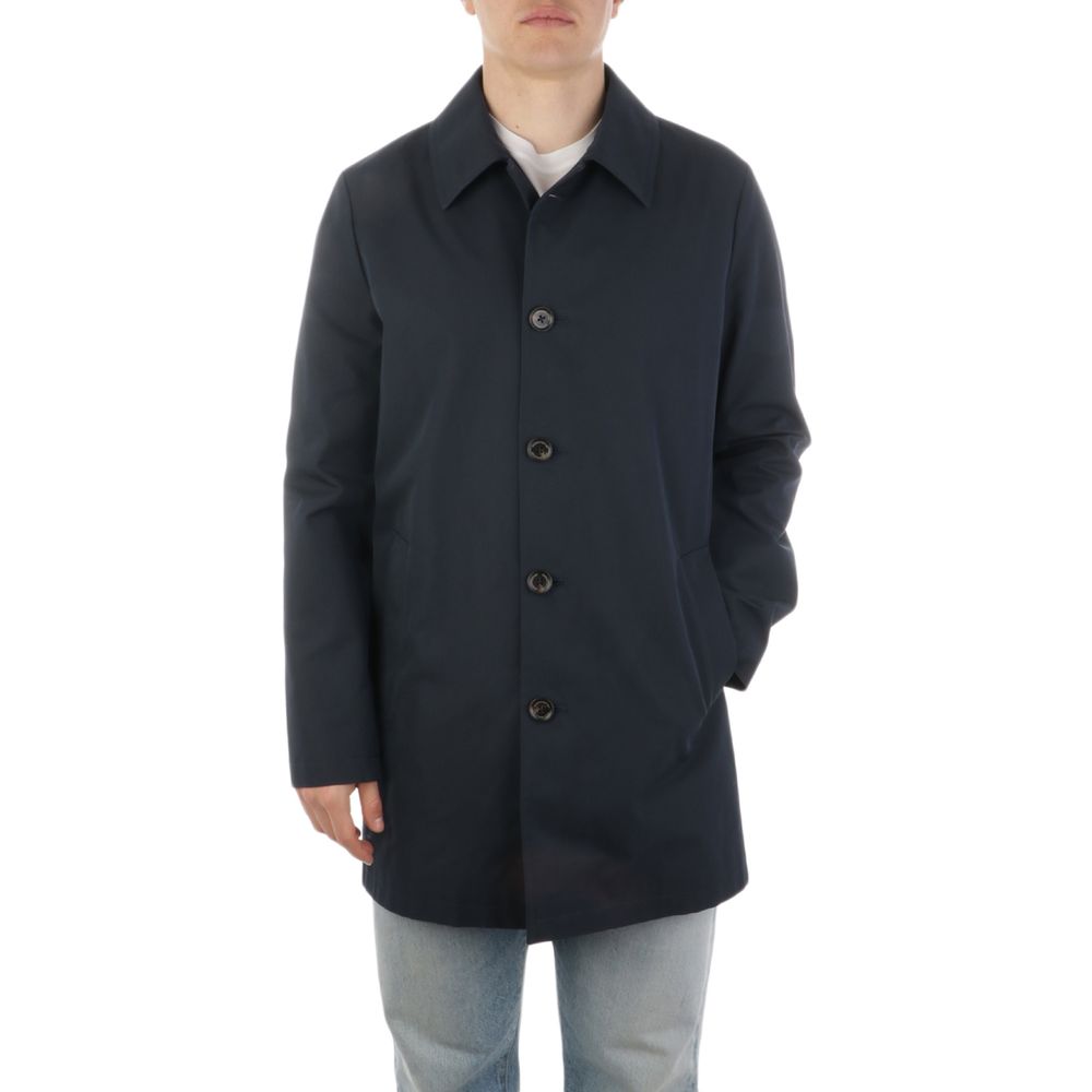 Veste en coton bleu Aquascutum
