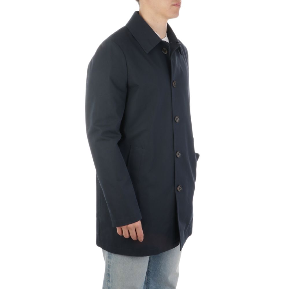 Veste en coton bleu Aquascutum