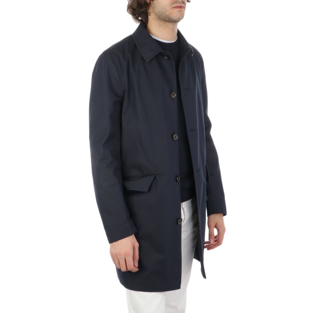 Veste en coton bleu Aquascutum