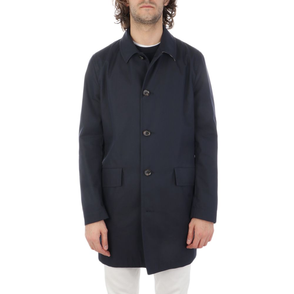 Veste en coton bleu Aquascutum