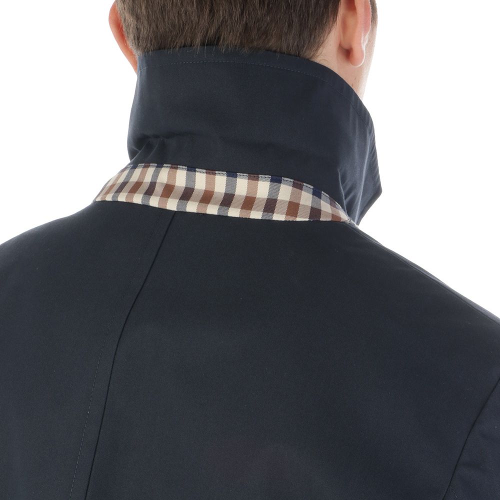 Veste en coton bleu Aquascutum