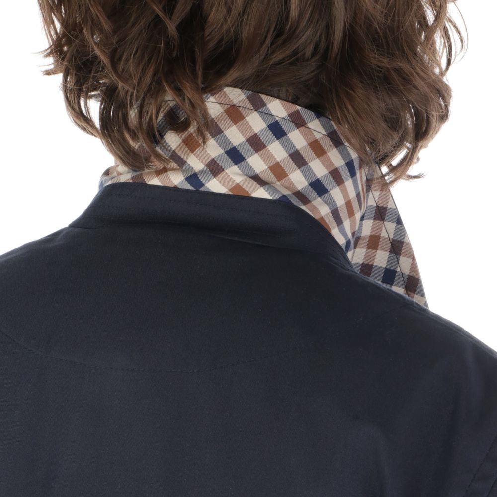 Veste en coton bleu Aquascutum