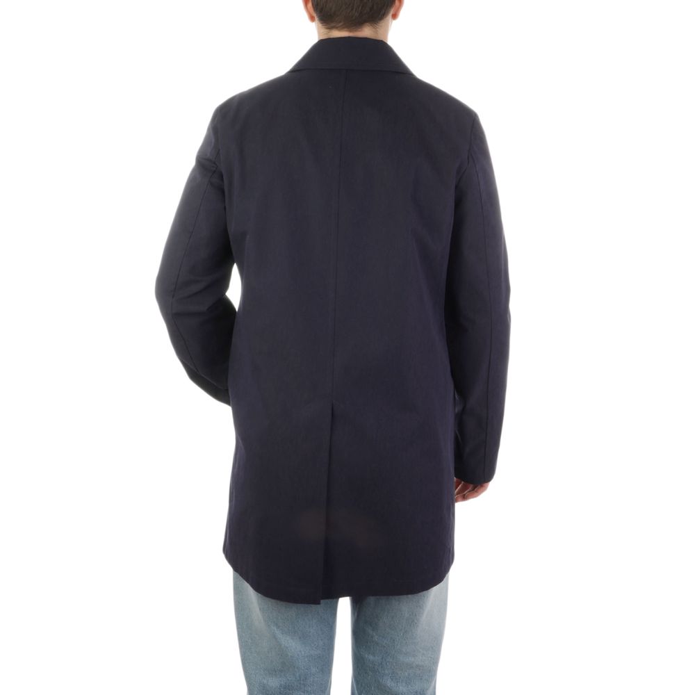 Manteau-pluie en coton bleu pour homme de la marque Aquascutum