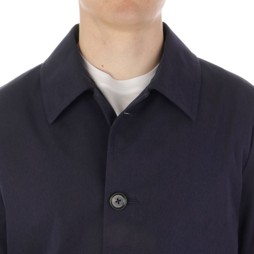 Manteau-pluie en coton bleu pour homme de la marque Aquascutum
