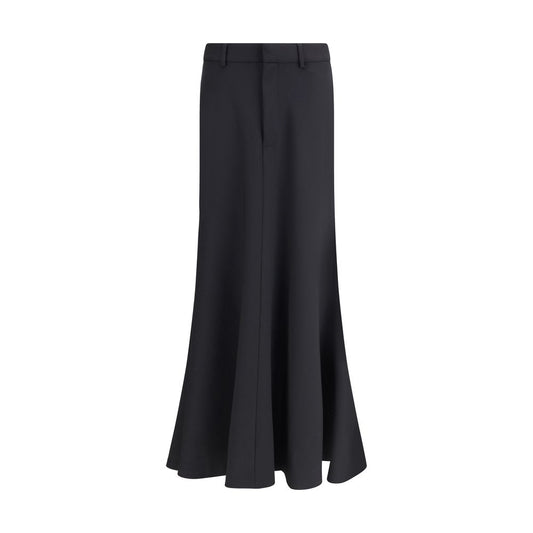 Jupe maxi godet Balenciaga en laine vierge