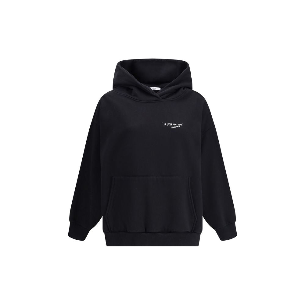 Sweat à capuche noir Givenchy en coton