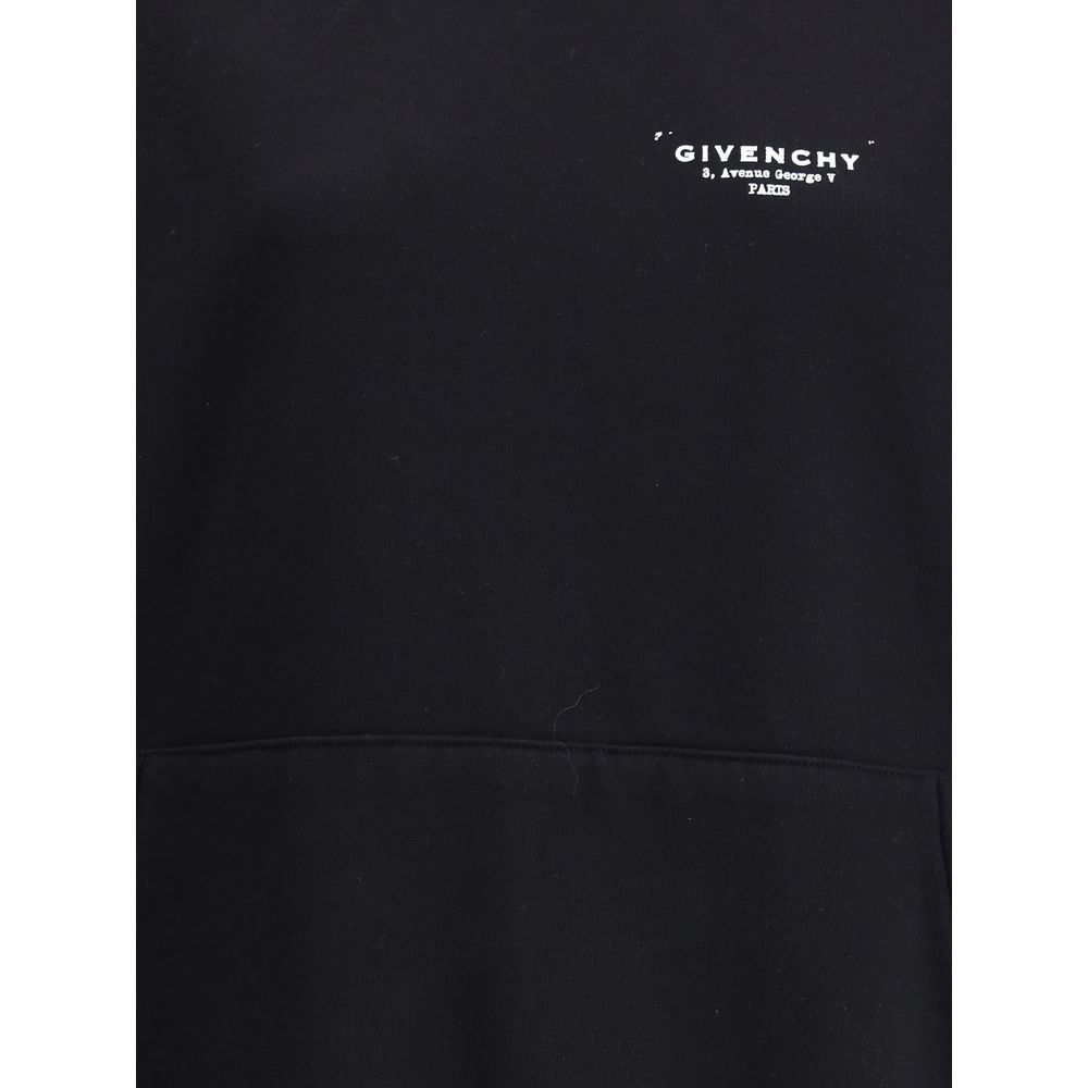 Sweat à capuche noir Givenchy en coton