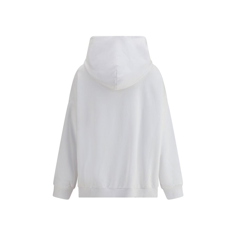 Givenchy capuchontruien van gauzefabriek met Givenchy-tape