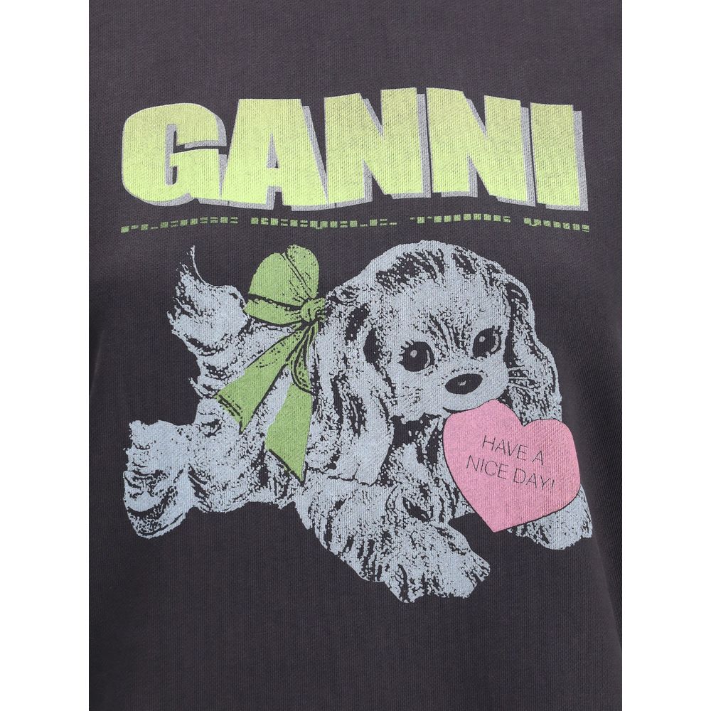 Sweat à capuche Ganni Puppy
