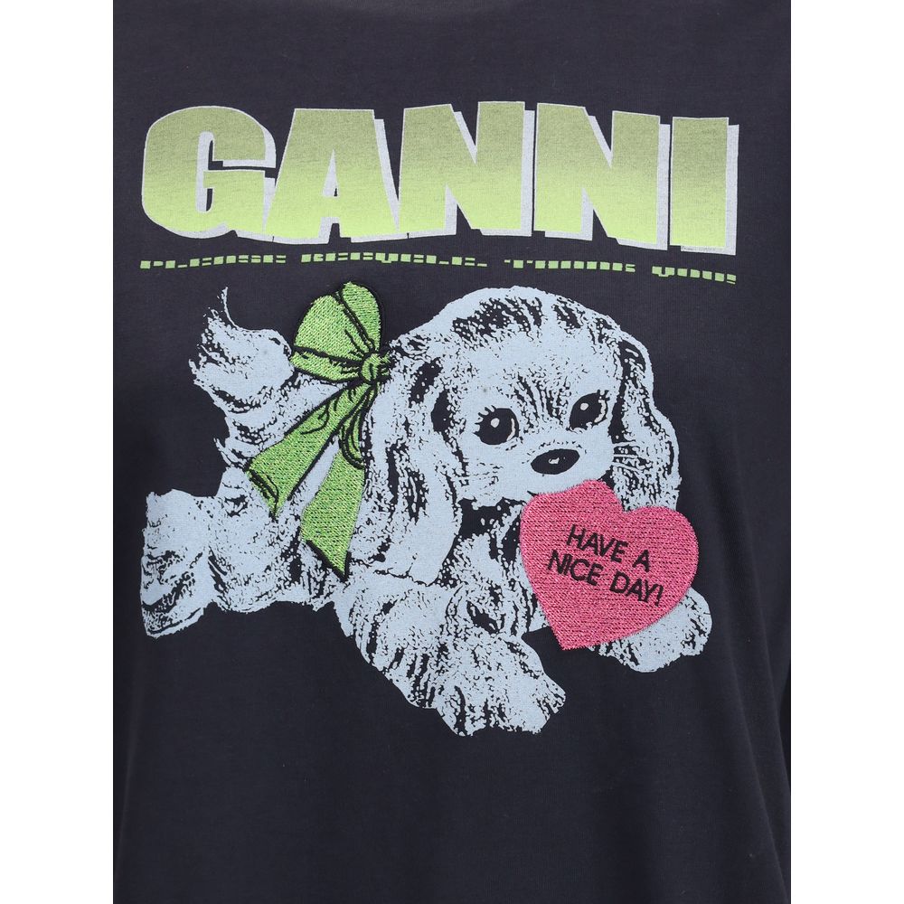 T-shirt Ganni Puppy