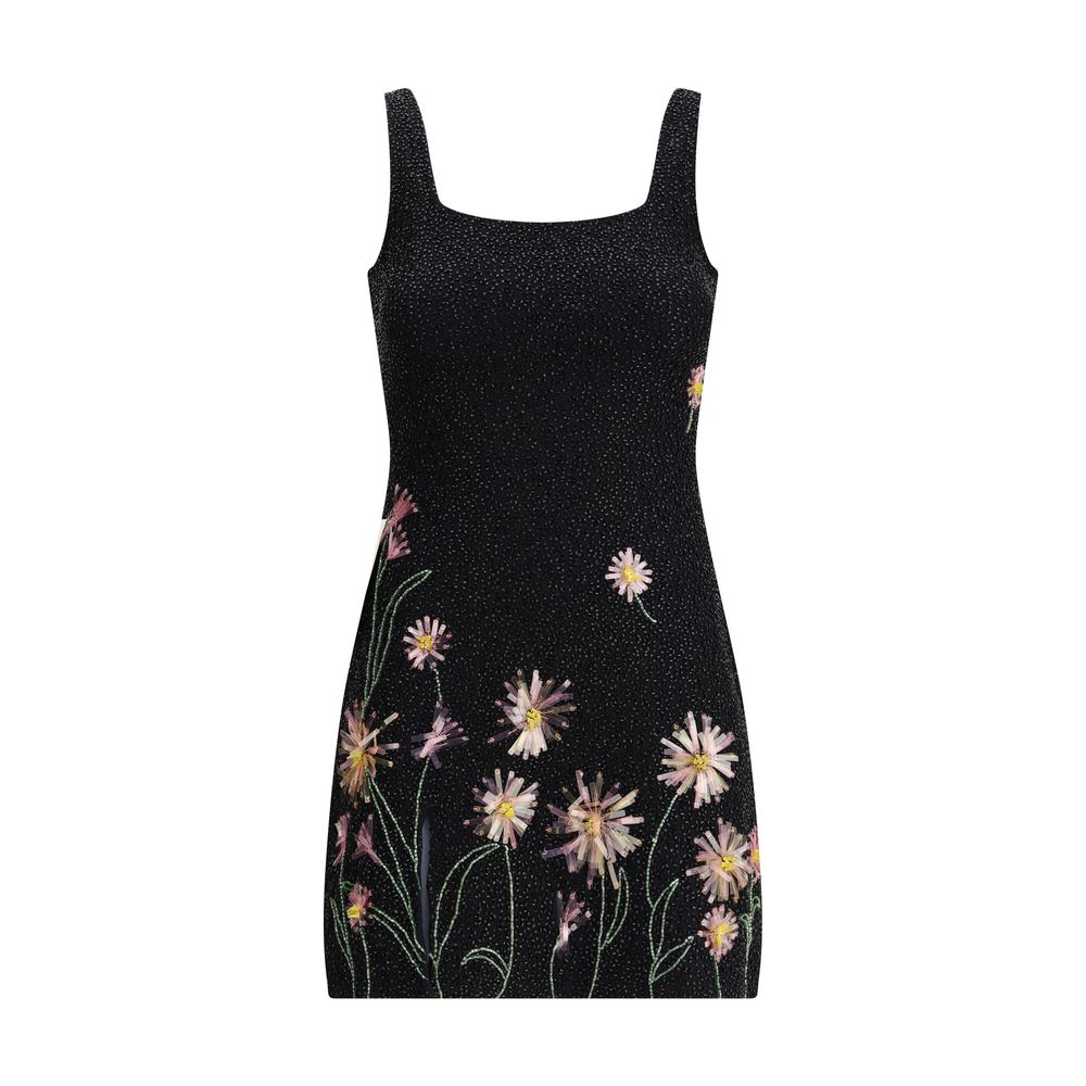 Robe mini florale Staud Le Sable ornée de paillettes