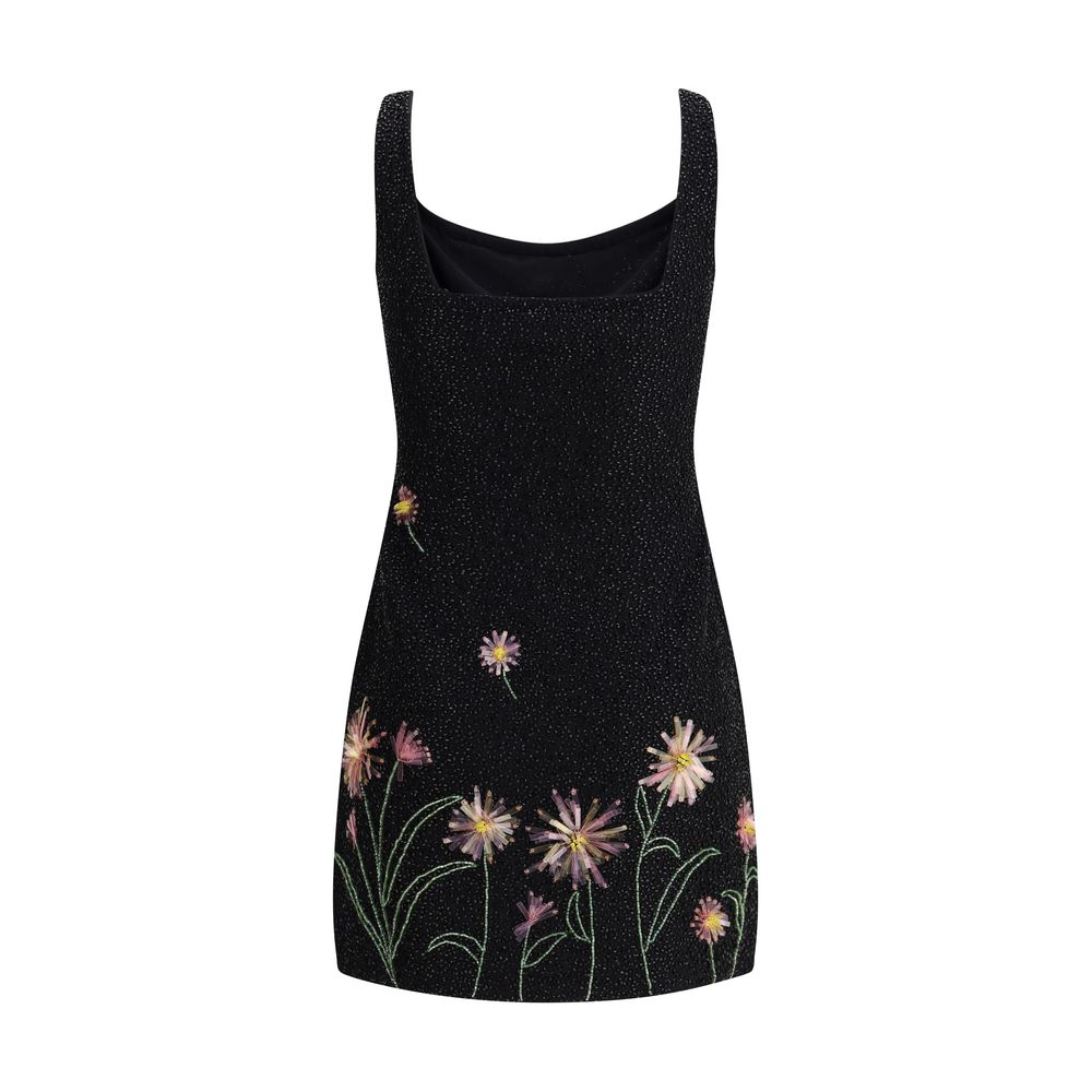 Robe mini florale Staud Le Sable ornée de paillettes