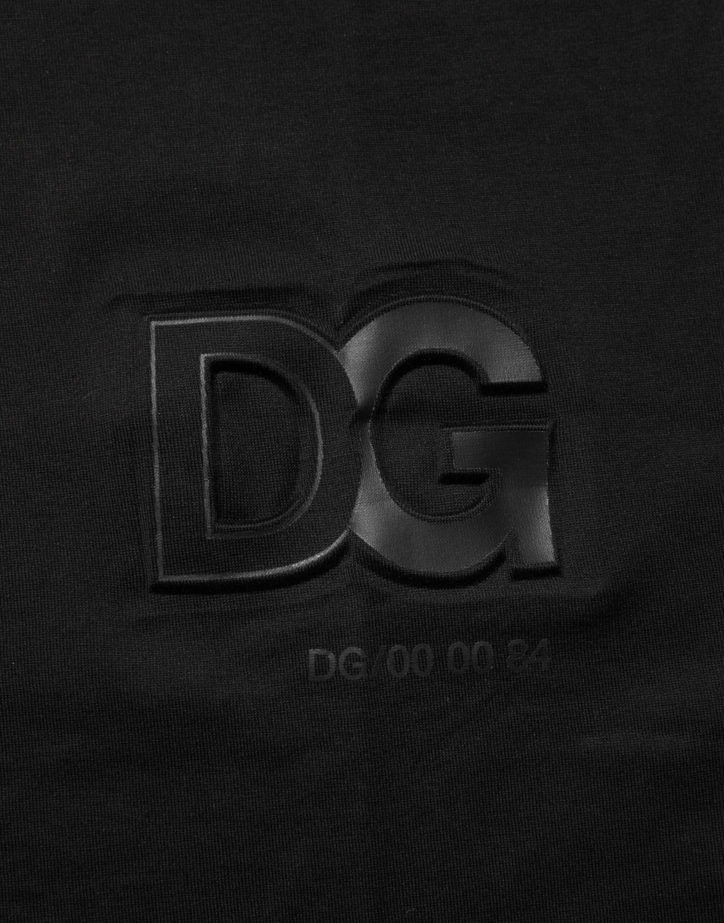 T-shirt Dolce & Gabbana noir à col rond en coton pour homme