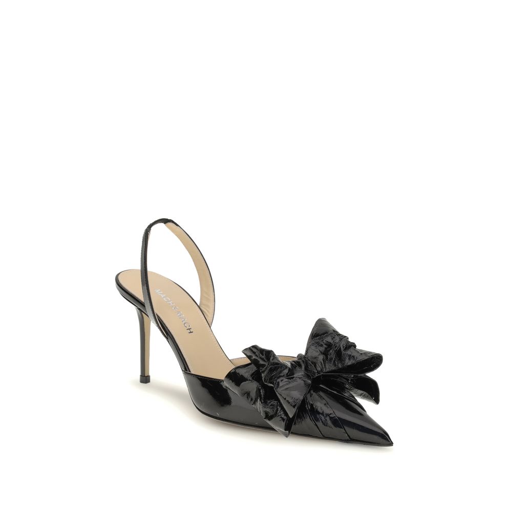 MACH & MACH Cadeau, escarpins en cuir à laçage