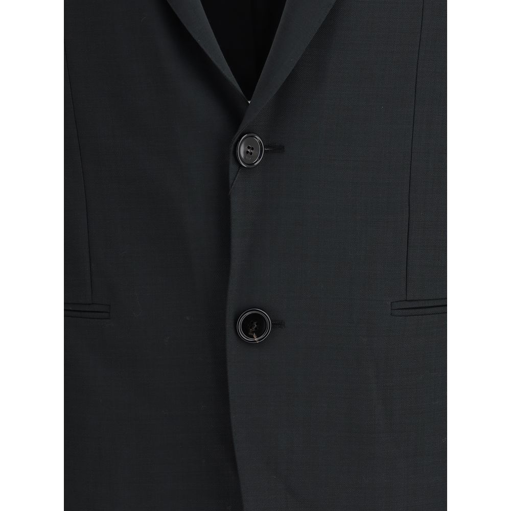 Veste à simple boutonnage Ami Paris en laine vierge