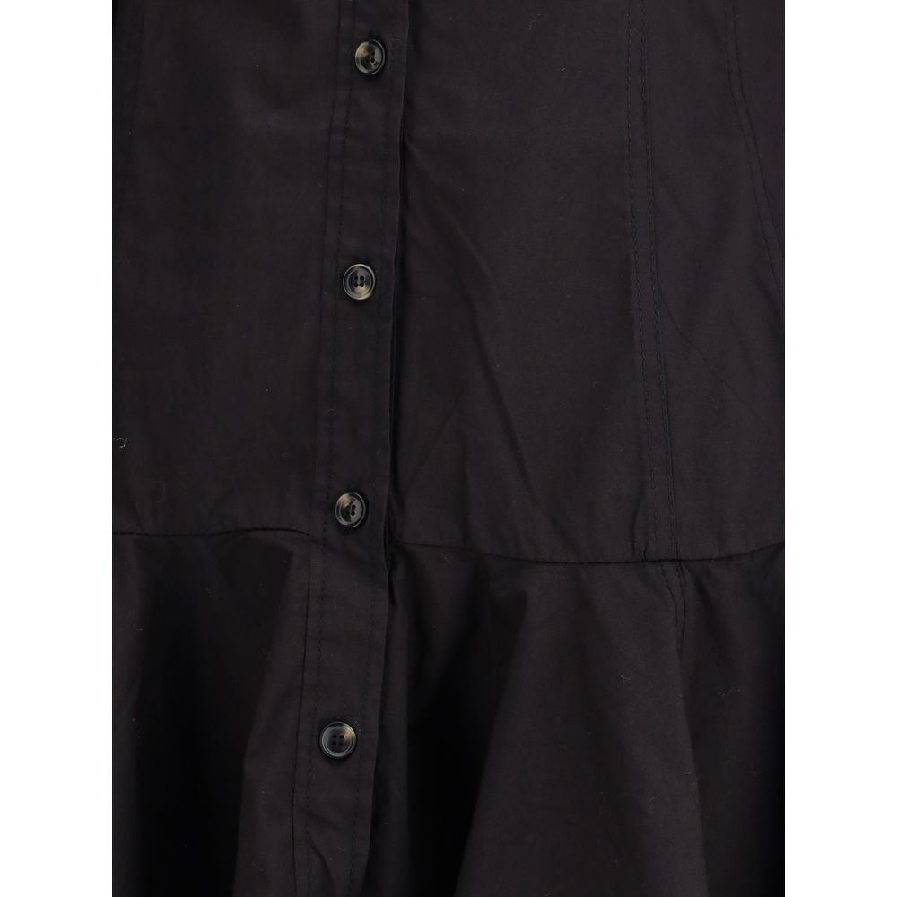 Robe chemise courte Ganni